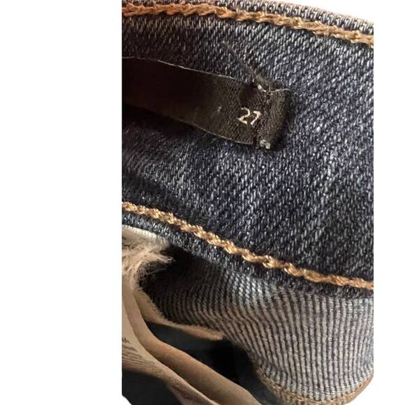 Banana Republic Womens Mid Rise Skinny Jeans sz 27 distressed - Picture 6 of 7